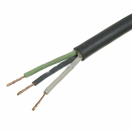 AMERICAN IMAGINATIONS 2992.13 in. Cylindrical Black Outdoor Flexible Wire in 600V AI-37666